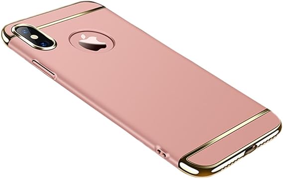 Amazon Com Iphone 8 Case Iphone 8 Plus Case Iphone X Case 3 In 1 Slim Fit Thin Shell Full Protective With 3 Detachable Parts For Apple Iphone 8 Iphone 8 Plus Iphone X Rose Gold Iphone8