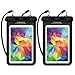 MoKo Universal Waterproof Case, [2-Pack] Dry Bag Pouch for iPad Mini 4/3/2, Samsung Tab 5/4/3, Galaxy Note 8, Tab E/Tab A 8.0, LG G Pad III 8.0, Google Nexus 7(FHD) & More Up to 8.3
