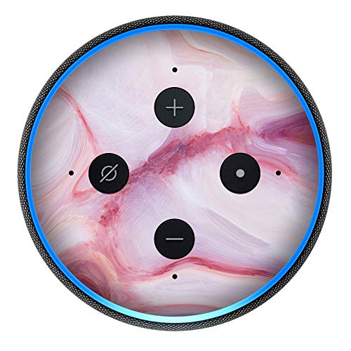 Pink Stone Marble Geode - Vinyl Decal Skin Compatible with Amazon Echo Dot 3rd Generation Alexa - Decorations for Your Smart Home Speakers, Great Accessories Gift for mom, dad, Birthday, Kids
