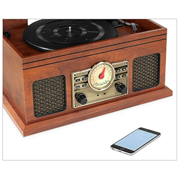 Victrola Tocadisco 3 Veloc 4 en 1 Bluetooth FM Aux In - Imagen 4