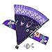 Wise Bird Chinese Japanese Folding Hand Fan, Fashion Accessories Vintage Retro Style 8