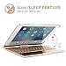 iPad Keyboard Case for iPad 2018 (6th Gen) - iPad 2017 (5th Gen) - iPad Pro 9.7 - iPad Air 2 & 1-360 Rotatable - 7 Color Backlit- Wireless Bluetooth - Smart iPad Case with Keyboard (9.7, Gold)