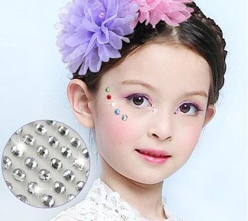 91 Pieces Self-Adhesive Rhinestone Sticker Gem Rhinestone Embellishment Stickers Sheet Fits for Crafts Face Body Eyes Nails Makeup Festival Carnival 5mm/8mm/10mm/12mm 4 Sizes (Pink) - Image 3