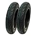 MMG Set of 2 Tires Size 3.00-10 Tubeless Front or Rear Motorcycle Scooter Moped
