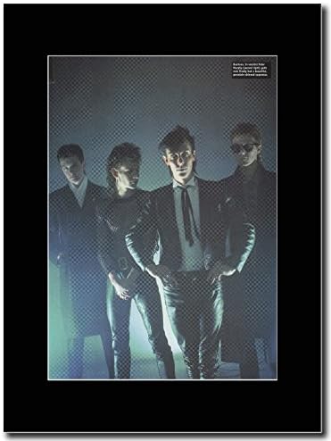 Bauhaus - Gosh Superstars.Magazine Promo on a Black Mount