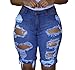 Shawhuwa Womens Sexy Summer Hole Destroyed Denim Shorts Jeans