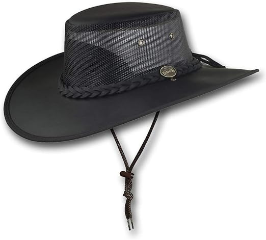 barmah hats foldaway cooler leather hat