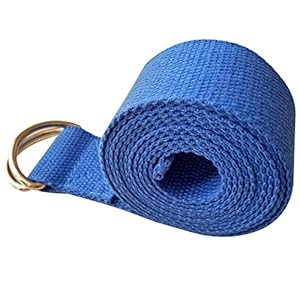 WINOMO Yoga Fitness Strap D Ring Yoga Exercise Strap for Stretching Flexibility Physical Therapy