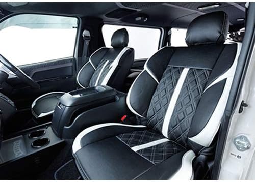 Amazon Hearts ハーツ Sc 003 Whi 3dバケットシートカバー 白ダイヤ トヨタ 0系 ハイエース ワゴンgl 4型 5型 6型 ワイドボディ ミドルルーフ シートカバー 車 バイク