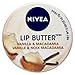NIVEA Lip Butter 19 ml - Vanilla and Macadamia, Pack of 6