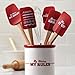 Cake Boss Novelty Tools Spatula, 11-1/2-Inch, Red