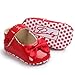 Binmer(TM) Baby Girl Bowknot Leater Shoes Sneaker Anti-slip Soft Sole Toddlerr
