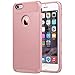 iPhone 6 Plus/6s Plus case KXLY 2 in 1 Hybrid Heavy Duty Shockproof Protective Cover Hard PC Rugged Soft TPU Bumper Dual Layer+Screen Protector+Stylus[Light Rose Gold]