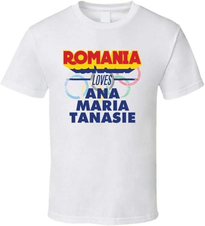 Hyscd Romania Loves Ana Maria Tanasie Handball Olympics T Shirt X Large Amazon Co Uk Clothing