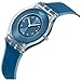 Swatch Women's SFS103 Skin Analog Display Swiss Quartz Blue Watch