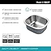 KRAUS Premier 15-inch 18 Gauge Undermount Single Bowl Stainless Steel Kitchen Bar Sink, KBU17