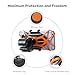 TaoTronics Bike Phone Mount, Bicycle Holder, Universal Cradle Clamp -Fits iPhone 5 / 6 / 6S / 7 / 7 Plus, Galaxy, Pixel / Pixel XL, and More Smartphones - Orange