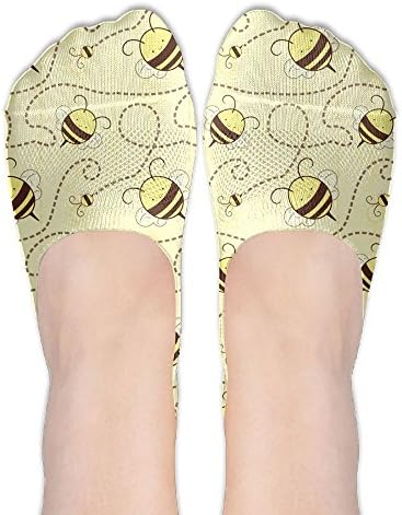 Cute Busy Bee Unisex No-Show Socks Fascinating Low Cut Socks Hidden Boat Socks