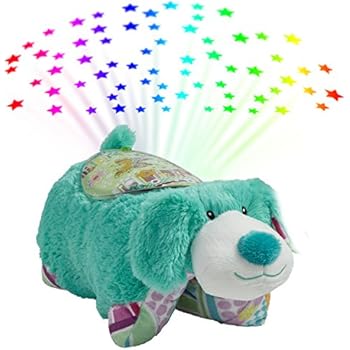 Amazon Com Pillow Pets Dreamlites Rainbow Unicorn Toys Games