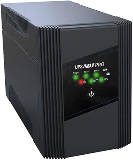 UPS ADJ Office 750VA 450W - Gruppo Di Continuità Line Interactive, 2 Prese, Per PC E Elettrodomestici - Foto 2