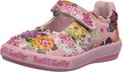 Lelli Kelly Kids Girl's Bella Dolly (Toddler/Little Kid) Pink Fantasy Flat 28 (US 10 Toddler) M