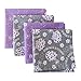Funkins Reusable Cloth Napkins for Kids | Lunch Boxes | Machine Washable for Easy Care | Name Tag | Set of 4, 12