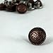 Springfield Leather Company Antique Copper Plate Decorative Floral Rope Edge Screw Post/Concho 10pk