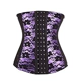 FeelinGirl Women's 3 Hooks Lace Sport Girdle Waist Training Cincher Shaper