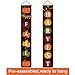 Mosoan Happy Fall Porch Sign - Fall Decorations Outdoor Indoor - Happy Fall Harvest Banner Sign - Fall Autumn Thanksgiving Party Yard Front Door Hanging Decor