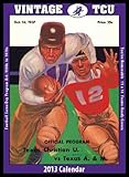 TCU Horned Frogs 2013 Vintage Football Calendar by