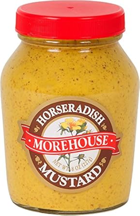 Amazon Com Morehouse Horseradish Mustard 8 Oz Grocery Gourmet Food