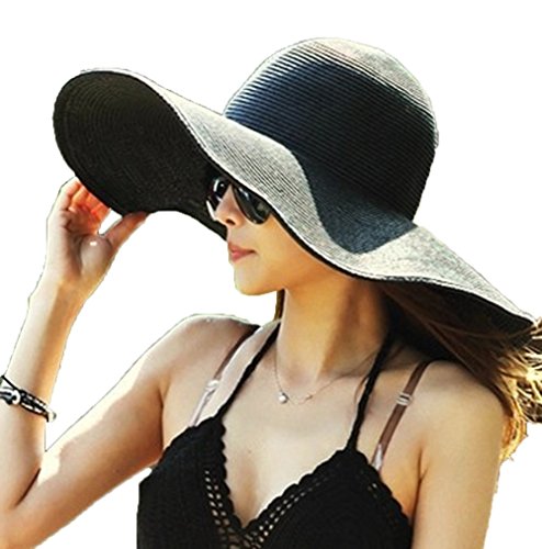 large black floppy sun hat