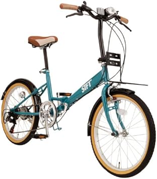 Amazon Top One 折りたたみ自転車 インチ6段ギア ターコイズブルー Fdv6tb Top One 折りたたみ自転車