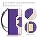 ProCase iPhone SE 2022/2020 iPhone 8/7 Wallet Case for Women, Stylish Folio Flip Card Case Stand Cover with Hand Strap Kickstand and Card Holder for iPhone SE 3/2 iPhone 8/7 -Purple