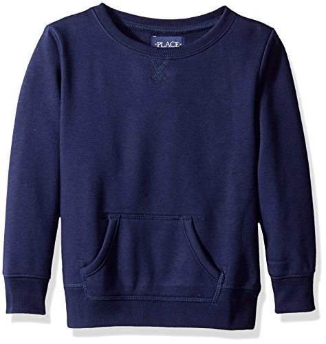 The Children's Place Girls' Gym Uniform Pullover Sweatshirt, Tidal, Large/10/12