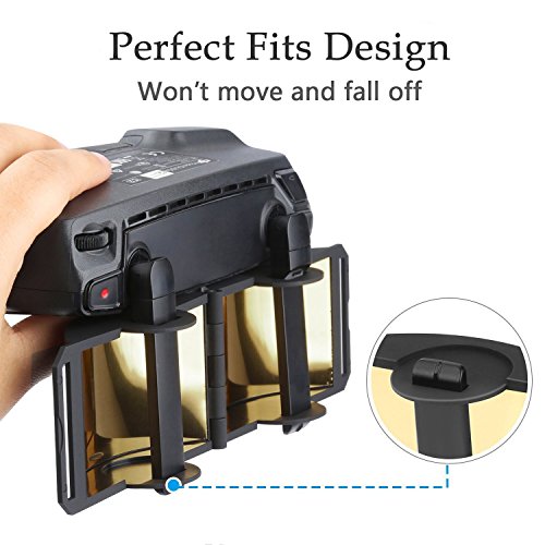 Tmalltide Foldable Signal Booster,Air Spark Signal Booster DJI Mavic Pro/Mavic Air/Spark Controller Signal Booster Range Extender (Gold)
