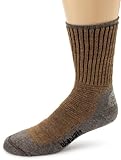 Wigwam Men's Hiking/Outdoor Pro Crew Socks, Khaki/Heather, Large