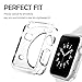 PTTECH for Apple Watch 38mm Case, iWatch Slim Soft TPU Bumper Case Transparent Shockproof Protective Cover Replacement for Apple Watch Series 3 Series 2, Crystal Clear