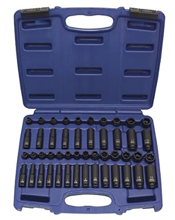 Westward 4pre3 Impact Socket Set 1 4 Dr Combo 48 Pc Amazon Co Uk Welcome