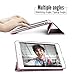 Infiland iPad Mini 1/2/3 Case - Ultra Slim Smart-shell Stand Case Cover with Translucent Frosted Back Protector (with Auto Wake/Sleep) for iPad Mini 1/iPad Mini 2/iPad Mini 3 Tablet,Rose Gold
