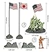 BMC WW2 Iwo Jima Plastic Army Men - Island, Tanks & Soldiers 60pc Playset