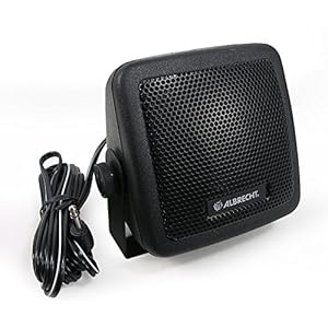 Albrecht CB 150 Mono draagbare speaker 3W zwart – draagbare luidspreker (1.0 kanalen, 3 W, 350-5000 Hz, 8 Ohm, bekabeld…