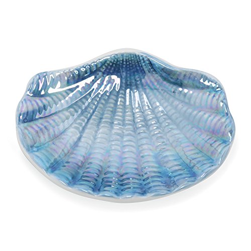 FORLONG-Ocean-Conch-Sea-Shell-Ceramic-Bathroom-Accessories-Set-of-41-Gargle-Cups-1-Toothbrush-Holders-1-Soap-Dishes-1-Soap-Dispenser-Blue FORLONG Ocean Conch Sea Shell Ceramic Bathroom Accessories Set of 4,1 Gargle Cups 1 Toothbrush Holders 1 Soap Dishes 1…