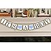 Pixnor IT IS A BOY Paper Garland Bunting Banner Christening Baby Shower Garland Decoration Birthday Party Favors Photo Prop