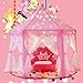 Intency Pink Princess Castle Kids Play Tent Large Children Playhouse for Girls Indoor Outdoor Use