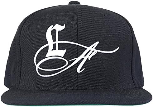 Black Scale LA Men's Snapback Hat in Black. Adjustable.