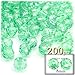 The Crafts Outlet 200pc Faceted Plastic Transparent Beads Round 8mm Clear Beads