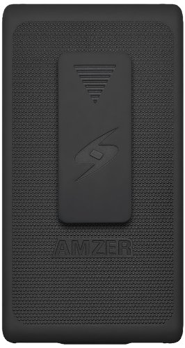 Amzer AMZ95634 Shellster Shell Holster Combo Case Cover for Sony Xperia Z L36i - Belt Clip - Retail Packaging - Black