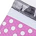 Fuxury Pink Dot Bubble Mailers 6x10 25 Pack, Poly Small Bubble Mailers #000, Self Seal Padded Envelopes,Waterproof Padded Mailers for Packaging Boutique,Small Business,Jewelry, Makeup,Cards,Bulk