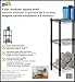 HoneyCanDo 3-tier black wire shelving tower 14x15x3 14x15x30